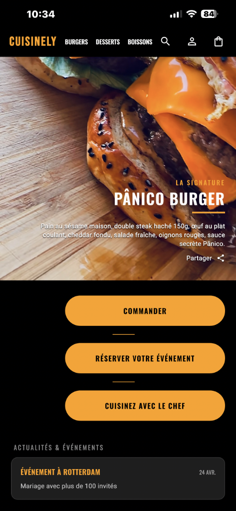 App Burger Hero